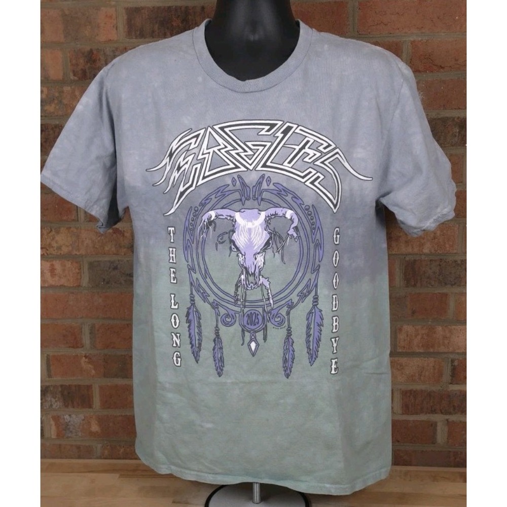 The Eagles The Long Goodbye Sphere Las Vegas T Shirt Mens Large Liquid Blue
